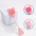 thumbnail image 1 of 1/4pcs Silicone Face Cleansing Brush, Doublehead Facial Cleanser, Pore Cleaner Exfoliator Skin Care Tools, 1 of 5