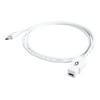 C2G 1m Mini DisplayPort Extension Cable - 3ft Male to Female - DisplayPort extension cable - Mini DisplayPort (M) to Mini DisplayPort (F) - 3.3 ft - white