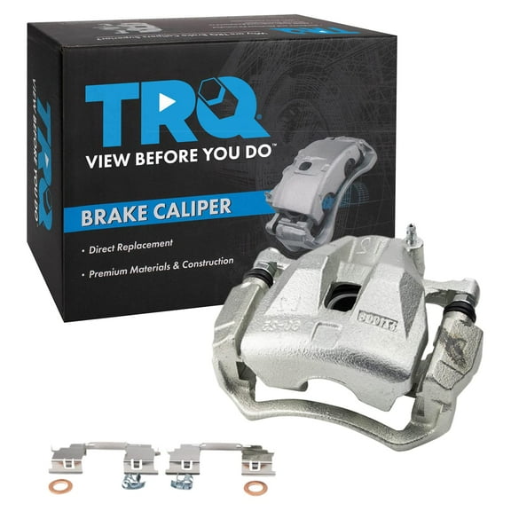 TRQ Front Left Brake Caliper w/Bracket Drivers Side Compatible with 2005-2015 Toyota Tacoma