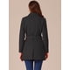 thumbnail image 4 of Abrigo de invierno Medio Largo Allegra K Negro 3XL, 4 of 6