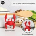 thumbnail image 3 of Reposa utensilios de silicona yuxing Red the Crab resistente al calor, 3 of 5