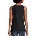 thumbnail image 3 of Hanes Womens Live Love Color Scoop Neck Tank, 2XL, Black, 3 of 4