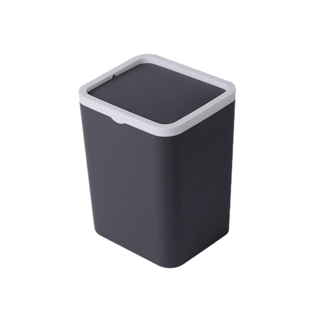 Cubiertas de Almacenamiento con Tapas Caja de Almacenamiento Cuadrada de Plástico, Pequeño con Tapa Cubierta de Basura de Mesa, Mini Mesa Del Hogar, Cubierta de la Cubierta de la Cama Cubiertas de Alm