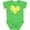 Apple Green, variant on Inktastic Tennis Ball in Heart Boys or Girls Baby Bodysuit