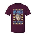 thumbnail image 2 of Wild Bobby, Have a Pretty Pretty Pretty Good Hanukkah Curb Larry, Hanukkah, Men Graphic Tee, Maroon, 3X-Large, 2 of 4