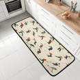 thumbnail image 7 of CURLYOOT Skiers Golfers Runner Rug 2'x6' Washable Kitchen Rug Non Slip Floor Carpet for Hallway Entryway Bedroom Living Room, 7 of 7