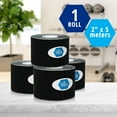 thumbnail image 2 of MED PRIDE Kinesiology Athletic Tape, Black - Latex-Free Uncut Muscle & Sport Kinesiology Tape Roll, 2 of 6