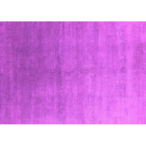 Ahgly Company Indoor Rectangle Oriental Pink Industrial Area Rugs, 7' x 10'