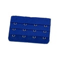 thumbnail image 1 of transemion Extension Strap Bra Extenders Buckle 4 Hook Breathable Practical Accessories Adjustable Replacement 3 Rows Underwear royal blue, 1 of 6