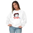 thumbnail image 3 of Betty Boop Attitude Cartoon Character Women Crewneck Sweatshirt Brisco Brands M, 3 of 6