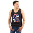 thumbnail image 3 of Airbrushed Tootsie Roll Pop Crunch Tank Top T Shirts Men Women Brisco Brands S, 3 of 6