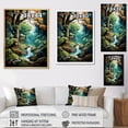 thumbnail image 4 of Designart "Lush Green Oak Allure" Tree Oak Floater Framed Canvas Prints, 4 of 5