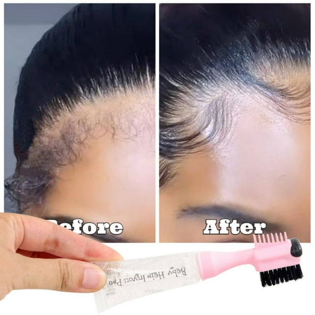 RYRDWP Hair Finishing Stick 2 Pack -10ML+20ML Hair Stick Moisturizing And Shiny Not Greasy Small Broken Hair Finishing Cream Hair Styling Wax Stick Hair Gel