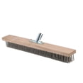 thumbnail image 1 of Colaxi Concrete Brush Handle Wire Brush Cleaning Metal Barbecue Removing Rough Surface Removes Bristle Wire Brush Kitchen Wire Brush 50cm with Adapter, 1 of 8