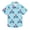 Shark with Love Balloon, variant on Small Short Sleeve Button Down Shirts Mushroom and Herb Casual Shirt 3-10 Years