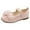 Pink, variant on Akiihool Girls Flat Shoes Girls Dress Shoes Mary Jane Princess Flower Wedding Flats shoes for Toddler/Little Kid/Big Kids (White,7)