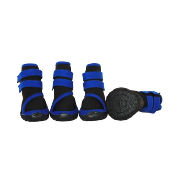 Pet Life ® 'Performance-Coned' Premium Stretch High Ankle Support Dog Shoes - Set Of 4