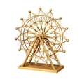 thumbnail image 1 of Modelo de rueda Adorno decorativo dorado Artesanía de metal Estatua Rueda del cielo giratoria para Estilo B, 1 of 9