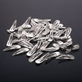 thumbnail image 4 of 50 Pack Snap Hair Clips Hair Barrettes for Kids, Girls and Women, 50 mm (Silver), 4 of 5