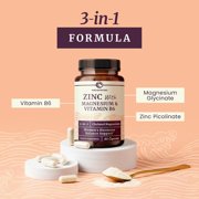Women’s Magnesium and Zinc Hormone Balance Supplement with Vitamin B6, 60 Count