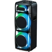 IQ Sound IQ-7710DJBT Cyber Flex 2 X 10-inch Bluetooth Speaker with Powerful Woofer & Tweeter, TWS, Bluetooth, USB/SD Mic