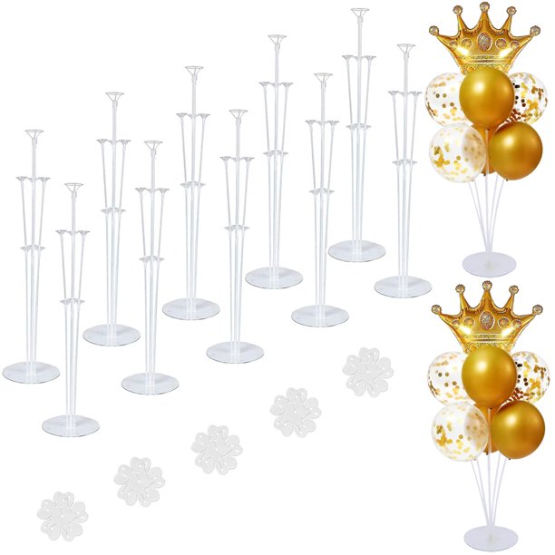 Set de soportes para globos ROYUYE para decoración de globos de mesa (10 juegos)