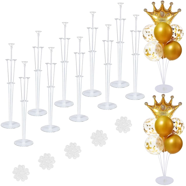 Set de soportes para globos ROYUYE para decoración de globos de mesa (10 juegos)