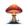 thumbnail image 2 of cartoon Mushroom Theme Stickers, Waterproof Mushroom Theme Sticker for Water Bottle Laptop Phone Cases Planner Skateboard Luggage Helmet Party Favor Decor, Ideal for Adults Teens Teacher Rewards, 2 of 8