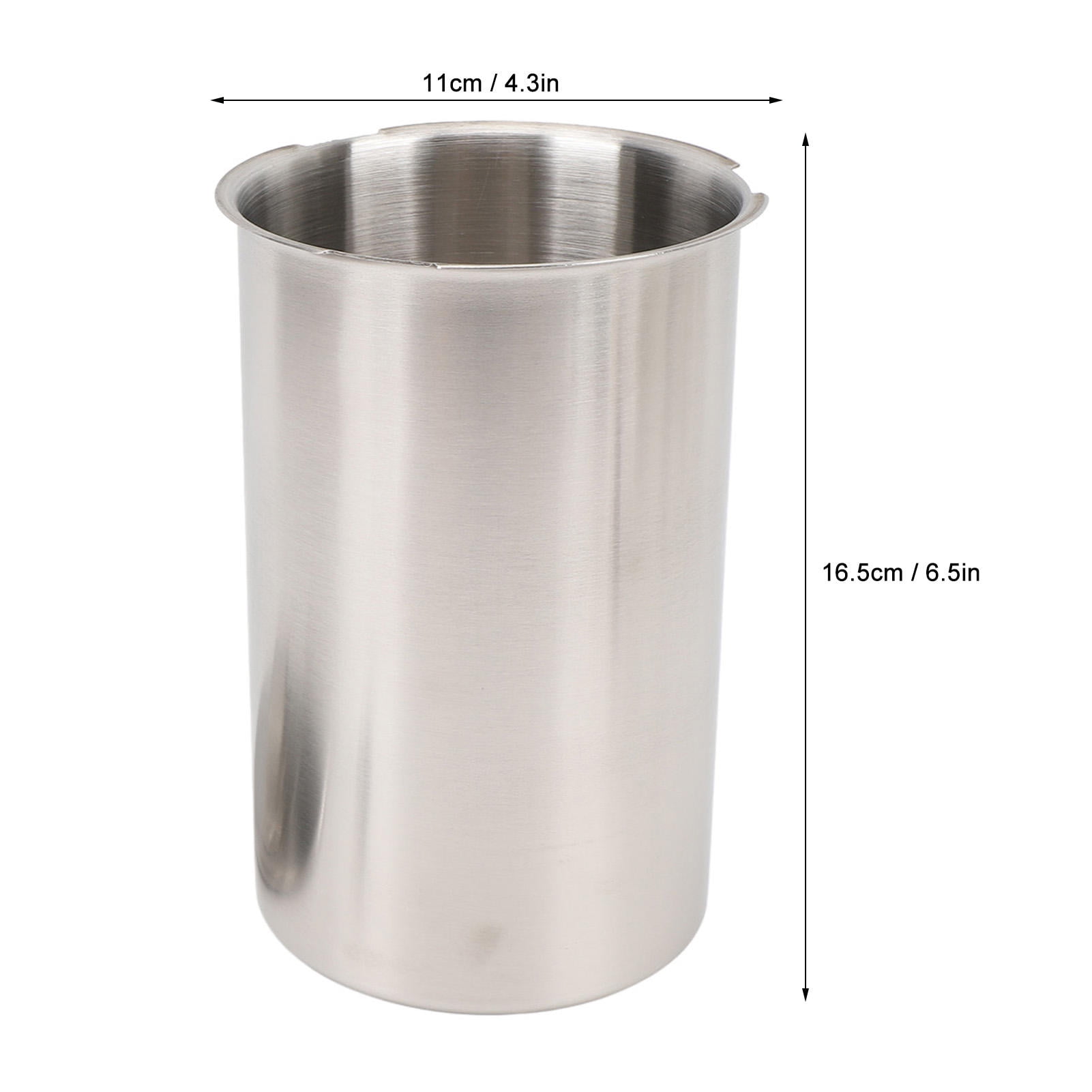 YAHHU Stainless Steel Steamed Meat Bucket & Bacon Pressure Cooker, Meat Press Maker with Thermometer (7.87 in / 20 cm)