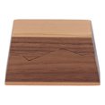 thumbnail image 2 of Caja De Anillo De Compromiso Trapezoidal, Caja De Anillo De Madera Súper Pequeña Mano De Obra Fina Nogal Trapezoidal Con Tapa Para Ceremonia De Boda ANGGREK Trapezoid Engagement Ring Box, 2 of 8