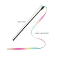 thumbnail image 3 of KUFptva 10pcs/set Teaser Wand Toy Double Sided Color Strips Cats Teaser Wand Interactive Stick Toy Scratching Chased Wand Toy, 3 of 7