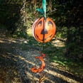 thumbnail image 3 of In the Breeze 2497 — Pumpkin with Hat Hanging Ball Spinner — Halloween Wind Spinner — Seasonal Outdoor Decoration, 3 of 5