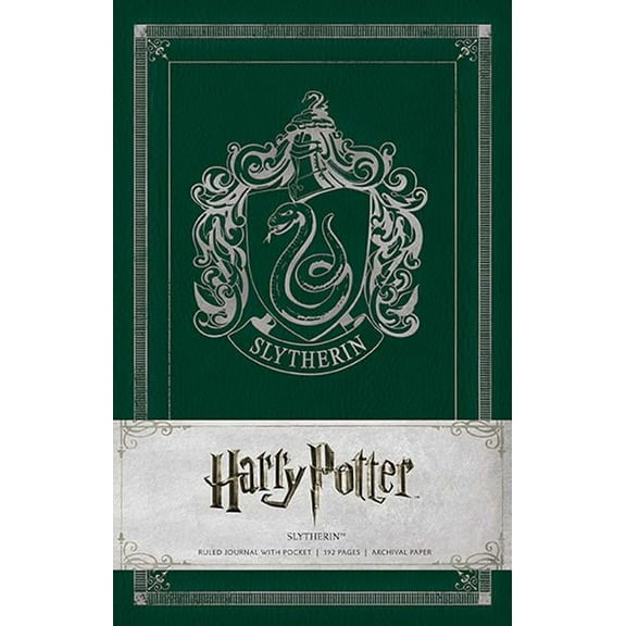 Harry Potter: Harry Potter Slytherin Hardcover Ruled Journal (Hardcover)