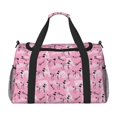 thumbnail image 1 of Disketp Cartoon Poodle Dog Bolsa de Viaje Tipo Duffle, Bolso de Mano para Fin de Semana para Mujer, Bolsa de Gimnasio Ligera para Hombre, Esencial para Viajes, 1 of 7