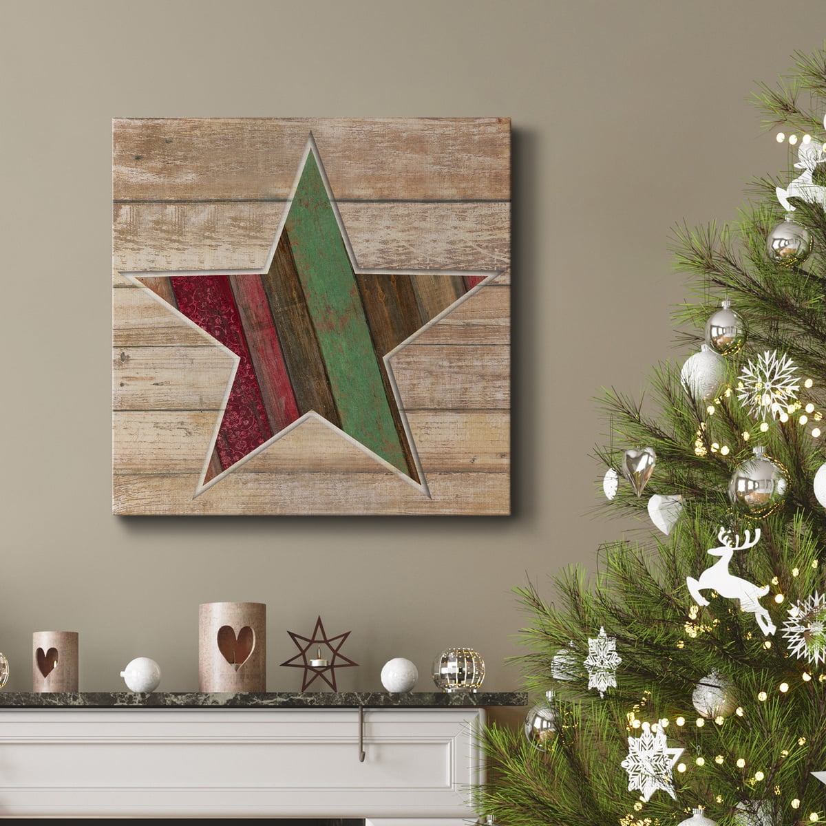 Home For Christmas - Premium Gallery Wrapped Canvas - Ready to Hang