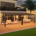thumbnail image 2 of 10ft.×24ft. Hardtop Outdoor Gazebo Pergola Aluminum Framed with Sloping Pitched Roof for Garden, Patio, 2 of 5