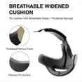 thumbnail image 1 of VR Head Strap Set for Meta Quest 3S Protective Case Set,Gray-White, 1 of 5