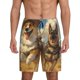 thumbnail image 1 of Balery Farm Corgi German Shepherd Pantalones cortos de pijama de punto de algodón para hombre con cinturilla y bolsillos-3X-Large, 1 of 6