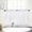 White, variant on GlowSol Cafe Curtain Valance 60"W x 15"L Waffle Weave Waterproof Blackout Window Valance for Bathroom Kitchen, White, 1 Panel