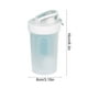 thumbnail image 3 of Botella mezcladora de proteínas de 300 ml con báscula, agitador y tapa antifugas. Vaso de agua deportivo portátil de una pieza para gimnasio, fitness, running y mezcla de proteínas en polvo., 3 of 6