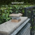 thumbnail image 4 of Outdoor Post Light Durable Fence Post Solar Lights, Solar Post Lights Outdoor, Solar Post Light For Courtyard Garden, 4 of 8