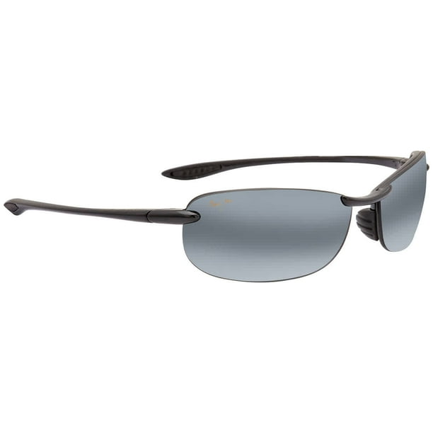 Maui Jim Maui Jim Makaha Polarized Grey Oval Sunglasses 40502 65
