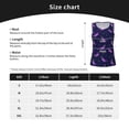 thumbnail image 5 of Bixox Women's Eggplant Printed Sleeveless Fitness Workout Running Quick-Dry Tank Top, 5 of 7