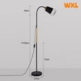 thumbnail image 1 of Floor Lamp Simple Floor Lamp Floor Light Wrought Iron LED Standing Lamp Adjustable Lamp Head Standing Reading Light for Living R, 1 of 6