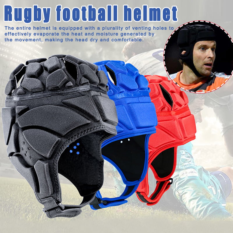 Men's Pressional Football Soccer Goalkeeper Helmet Rugby Scrum Cap Headguard Hat 