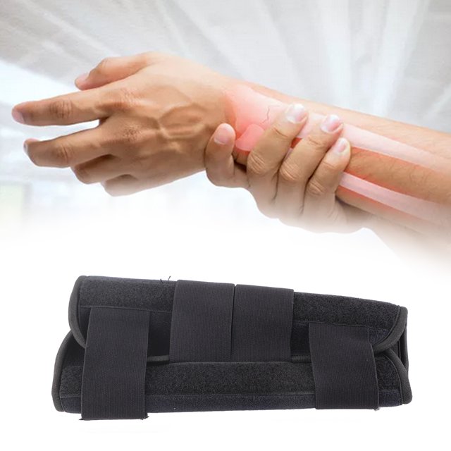Forearm Support Splint Brace Children Adult Removable Arm Injury Fixation Splint, Compression and Support for Sports Injuries, Post Operative Relief, Breathable Nylon Spandex