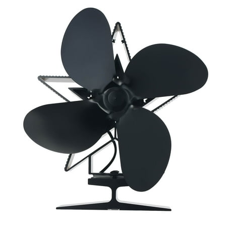 

Tomshine 4-Blade Heat Powered Fan for Wood Log Fast Started Fireplace Silent Circulating Warm Air Saving Fuel Eco-friendly Heat Distribution