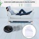 thumbnail image 3 of Elevador de muebles de acero al carbono de 1,96", elevadores de cama de acero al carbono de 3,15", elevadores de muebles para muebles de 1,96" de altura, cuadrado blanco, 3 of 3