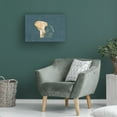 thumbnail image 3 of Trademark Fine Art Sarah Manovski Gold Elephant Line art Silhouettes 2 Canvas Wall Art, 3 of 4