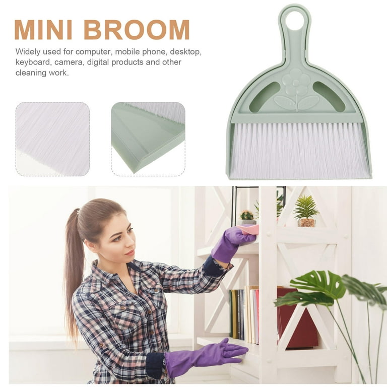 Mini Broom & Dustpan Set - Compact Cleaning